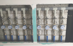 Встановлені лічильники на воду на всіх поверхах у першому будинку в ЖК «Sobornyi»!